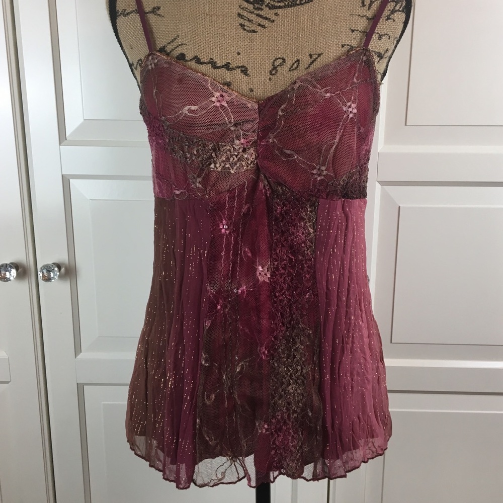 O&G Original & Glamour Rose/Pink Camisole Top